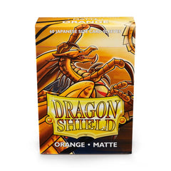 Dragon Shield: Japanese Size 60ct Sleeves - Orange (Matte) | Total Play