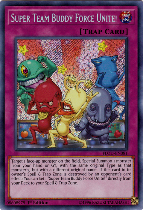 Super Team Buddy Force Unite! [FLOD-EN081] Secret Rare | Total Play