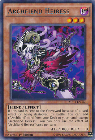 Archfiend Heiress [MP14-EN082] Rare | Total Play