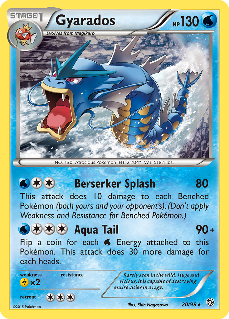 Gyarados (20/98) [XY: Ancient Origins] | Total Play