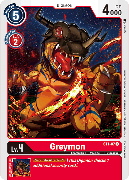 Greymon [ST1-07] (Alternate Art) [Starter Deck: Gaia Red] | Total Play