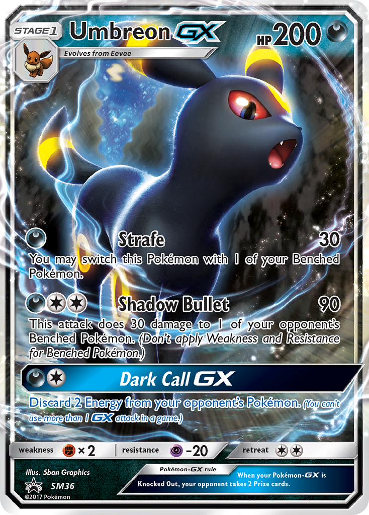 Umbreon GX (SM36) [Sun & Moon: Black Star Promos] | Total Play