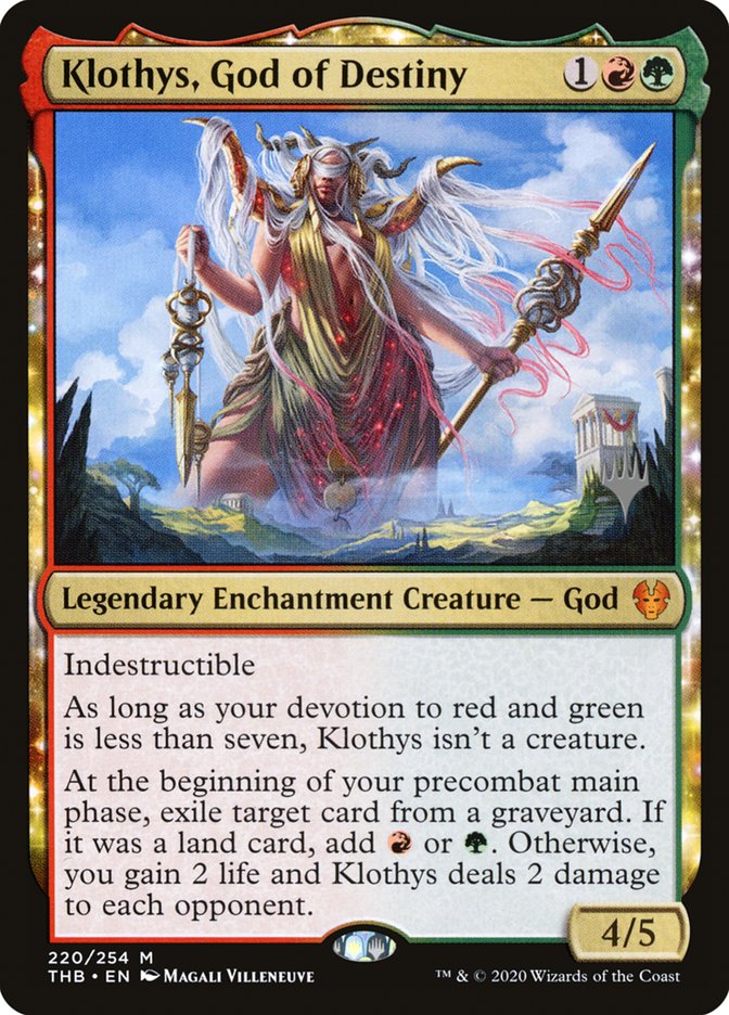 Klothys, God of Destiny (Promo Pack) [Theros Beyond Death Promos] | Total Play