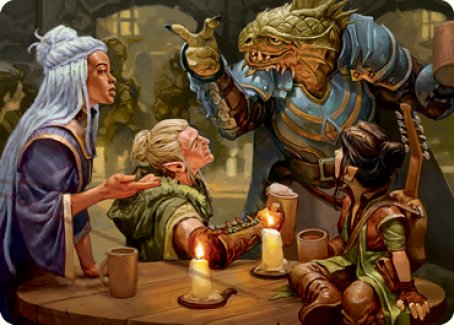 You Meet in a Tavern Art Card [Dungeons & Dragons: Adventures in the Forgotten Realms Art Series] | Total Play