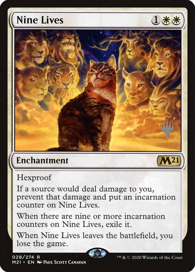 Nine Lives (Promo Pack) [Core Set 2021 Promos] | Total Play