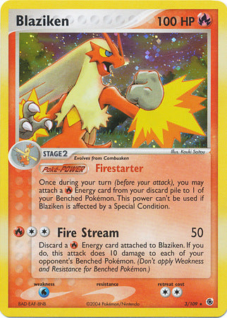 Blaziken (3/109) (Cosmos Holo) [EX: Battle Stadium] | Total Play