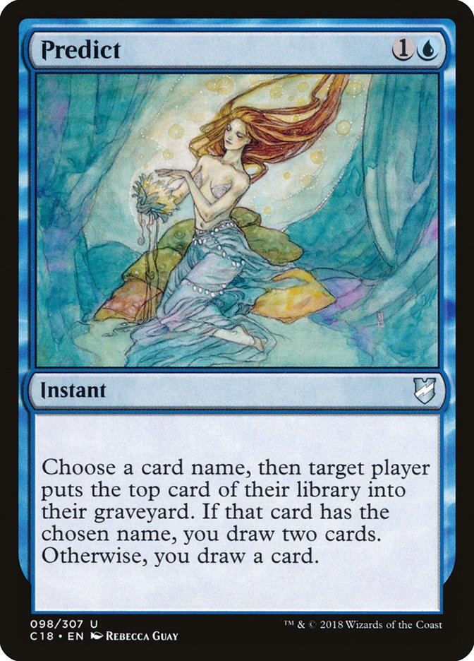 Predict [Commander 2018] | Total Play