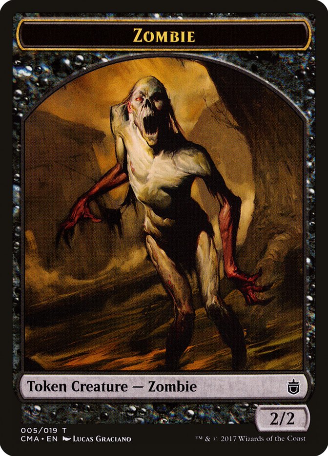 Zombie Token [Commander Anthology Tokens] | Total Play