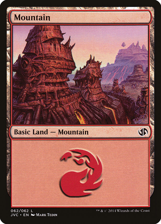 Mountain (62) [Duel Decks Anthology] | Total Play