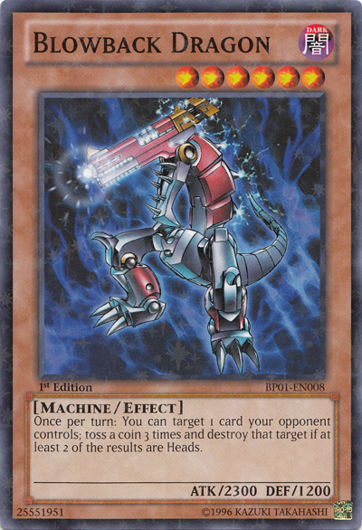 Blowback Dragon [BP01-EN008] Starfoil Rare | Total Play