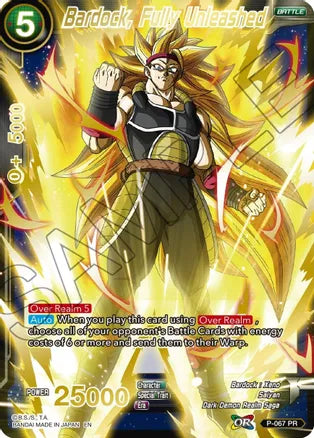 Bardock, Fully Unleashed (Gold Stamped) (P-067) [Mythic Booster] | Total Play