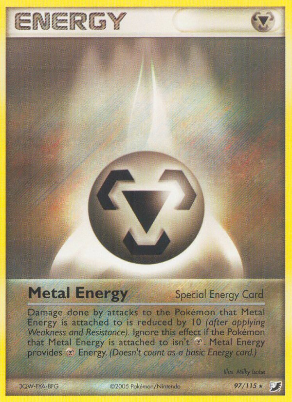 Metal Energy (97/115) [EX: Unseen Forces] | Total Play