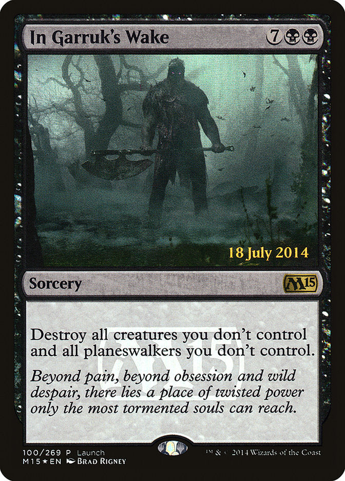 In Garruk's Wake [Magic 2015 Prerelease Promos] | Total Play