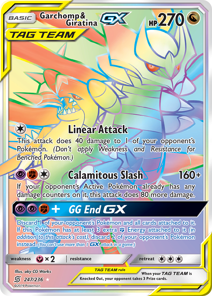 Garchomp & Giratina GX (247/236) [Sun & Moon: Unified Minds] | Total Play