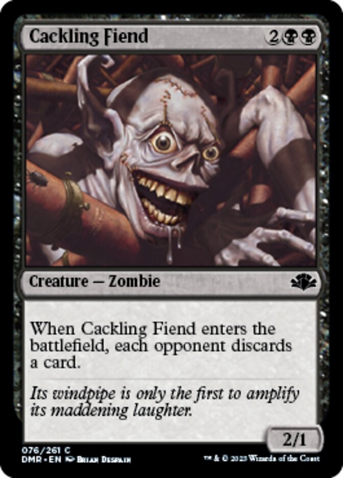 Cackling Fiend [Dominaria Remastered] | Total Play