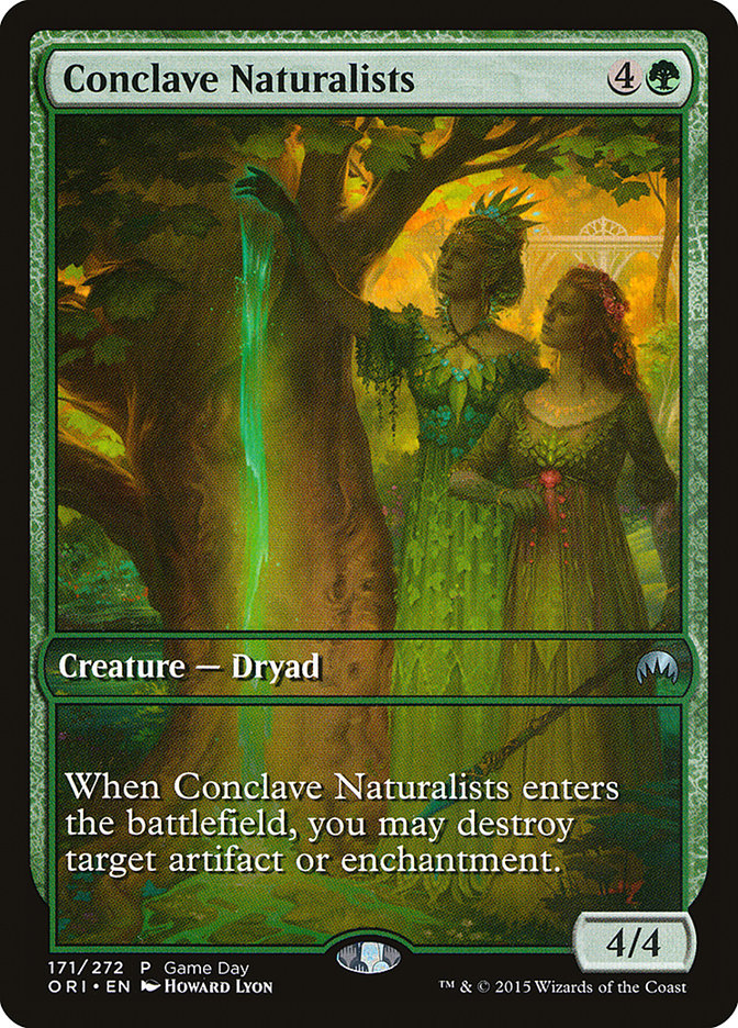 Conclave Naturalists (Game Day) [Magic Origins Promos] | Total Play