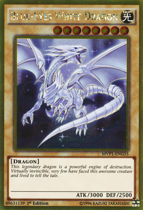 Blue-Eyes White Dragon [MVP1-ENG55] Gold Rare | Total Play