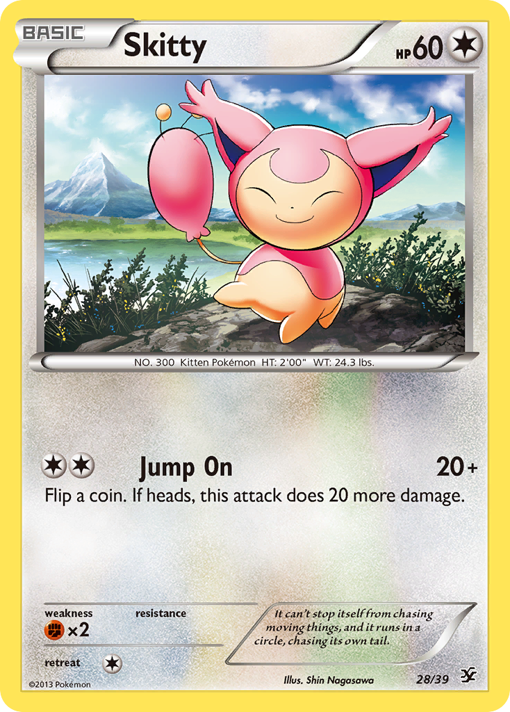 Skitty (28/39) [XY: Kalos Starter Set] | Total Play