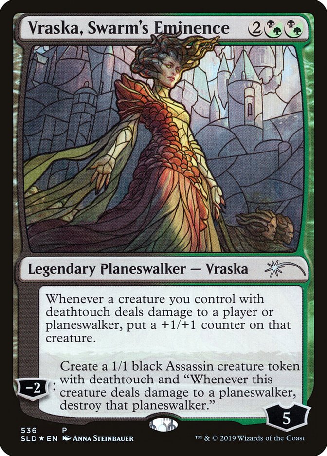 Vraska, Swarm's Eminence (Stained Glass) [Secret Lair Drop Promos] | Total Play