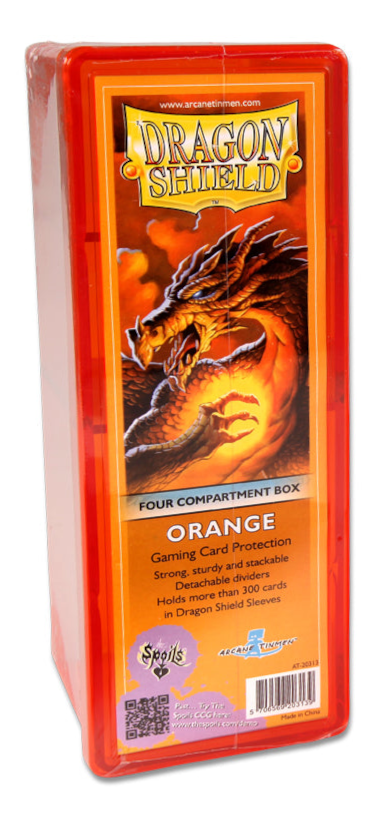 Dragon Shield: Four-Compartment Deck Box - Orange | Total Play