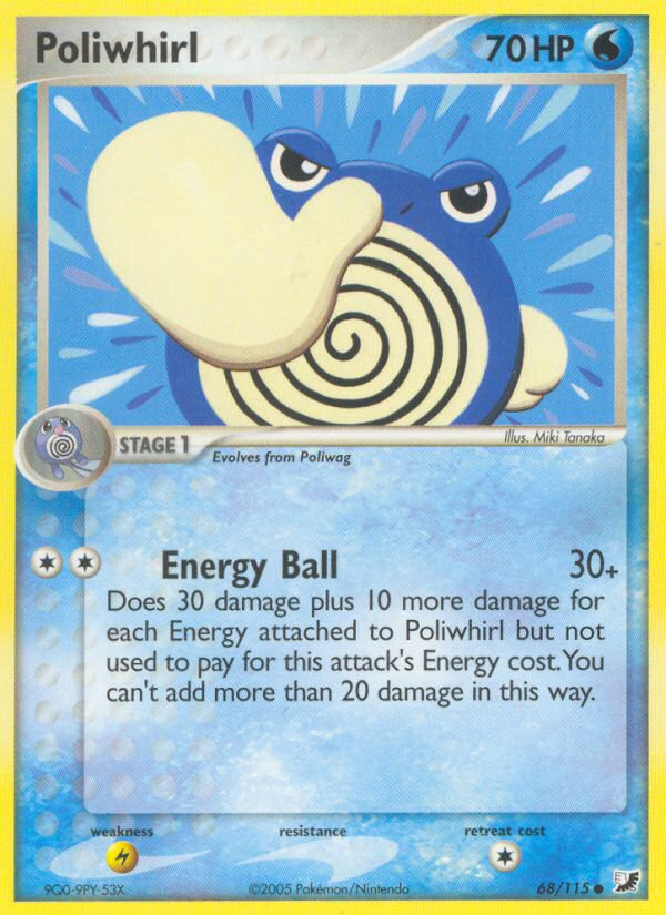 Poliwhirl (68/115) [EX: Unseen Forces] | Total Play