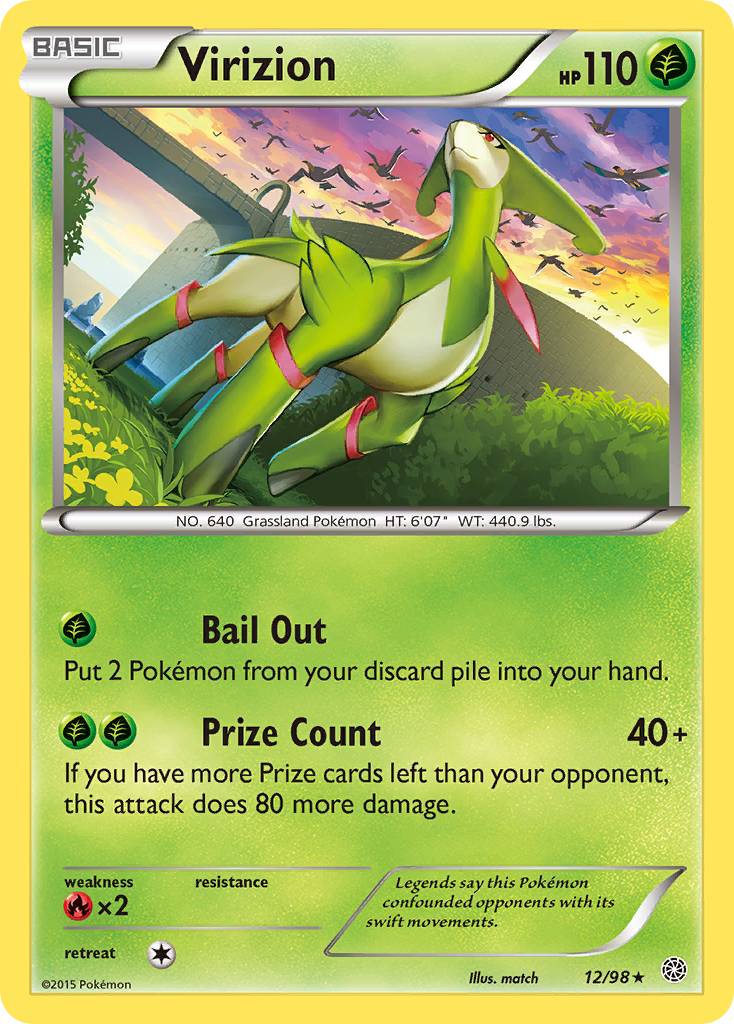 Virizion (12/98) [XY: Ancient Origins] | Total Play