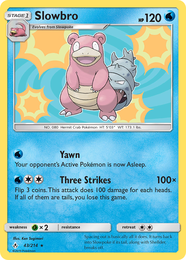 Slowbro (43/214) [Sun & Moon: Unbroken Bonds] | Total Play