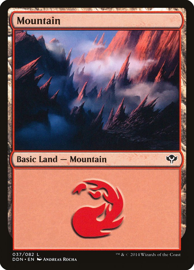 Mountain (37) [Duel Decks: Speed vs. Cunning] | Total Play