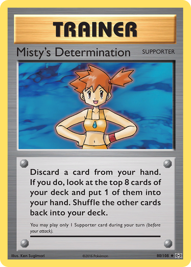 Misty's Determination (80/108) [XY: Evolutions] | Total Play