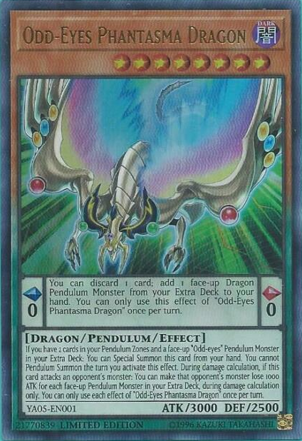 Odd-Eyes Phantasma Dragon [YA05-EN001] Ultra Rare | Total Play