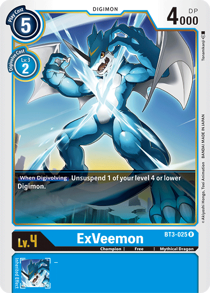 ExVeemon [BT3-025] [Release Special Booster Ver.1.5] | Total Play