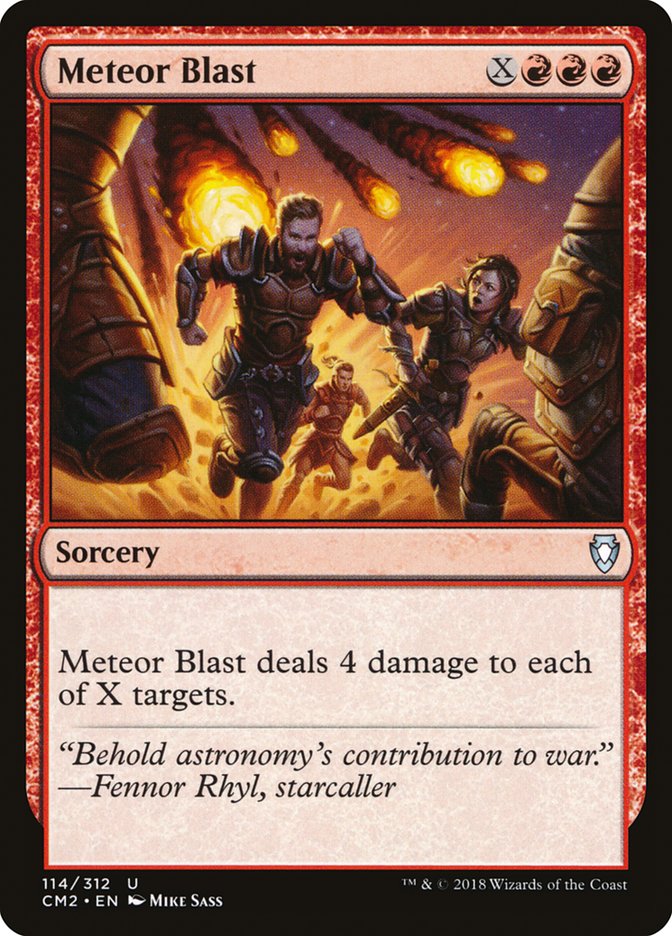 Meteor Blast [Commander Anthology Volume II] | Total Play