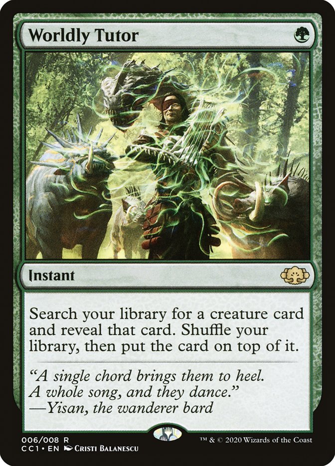 Worldly Tutor [Commander Collection: Green] | Total Play