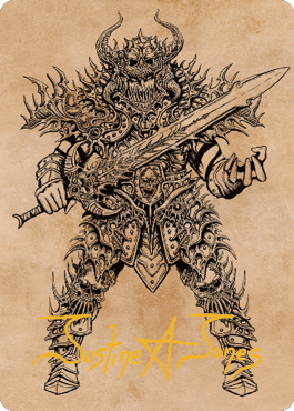 Sarevok, Deathbringer Art Card (Gold-Stamped Signature) [Commander Legends: Battle for Baldur's Gate Art Series] | Total Play