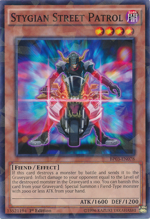 Stygian Street Patrol [BP03-EN078] Shatterfoil Rare | Total Play