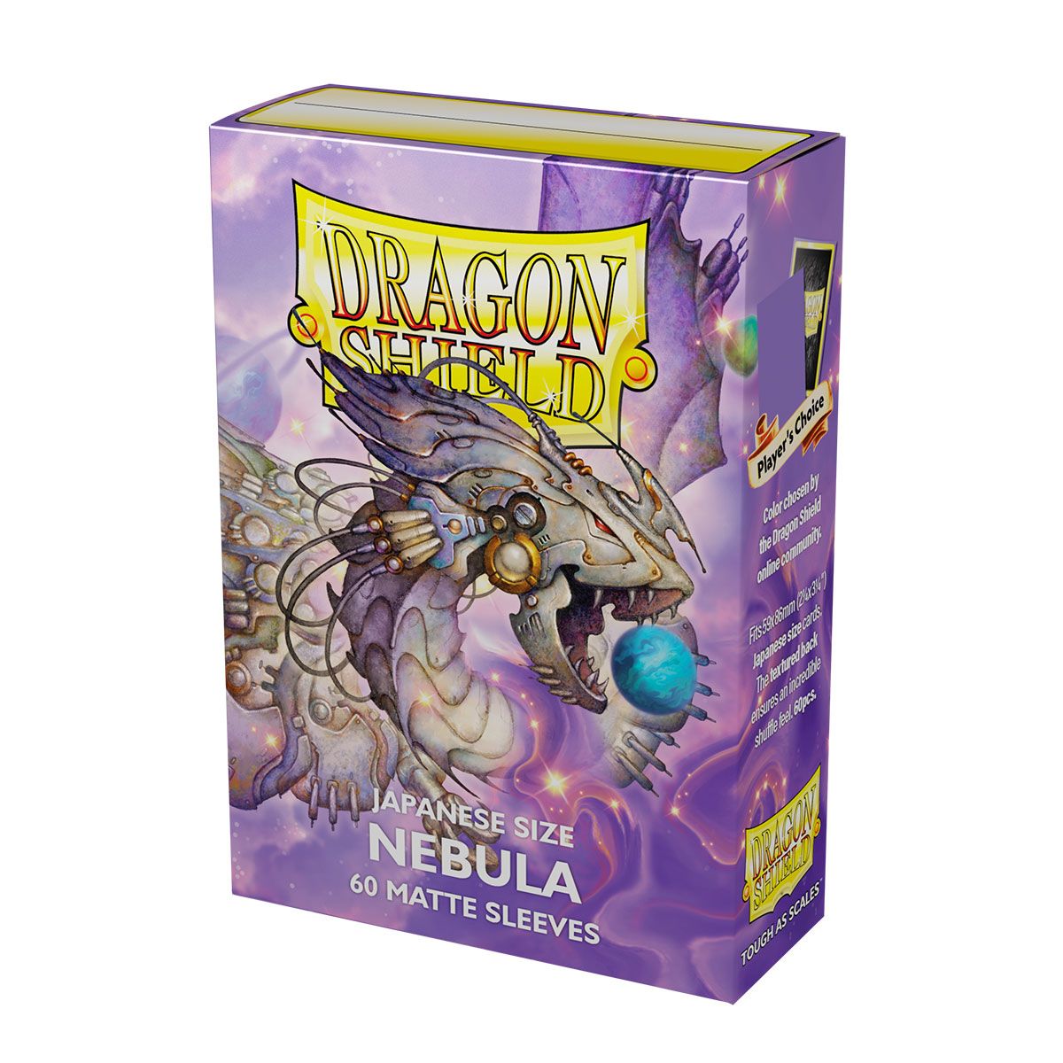 Dragon Shield: Japanese Size 60ct Sleeves - Nebula (Matte) | Total Play