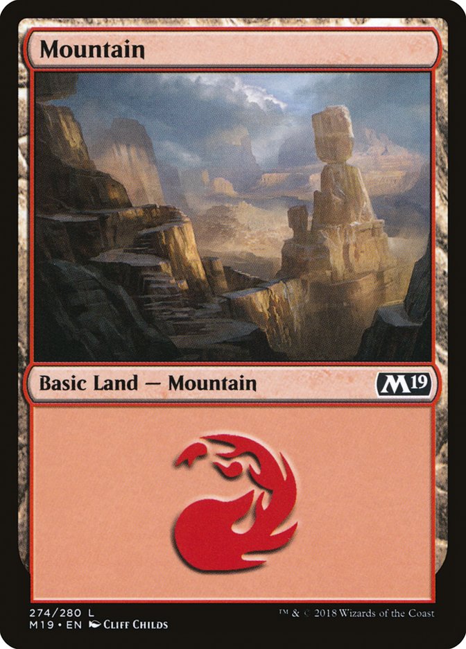 Mountain (274) [Core Set 2019] | Total Play