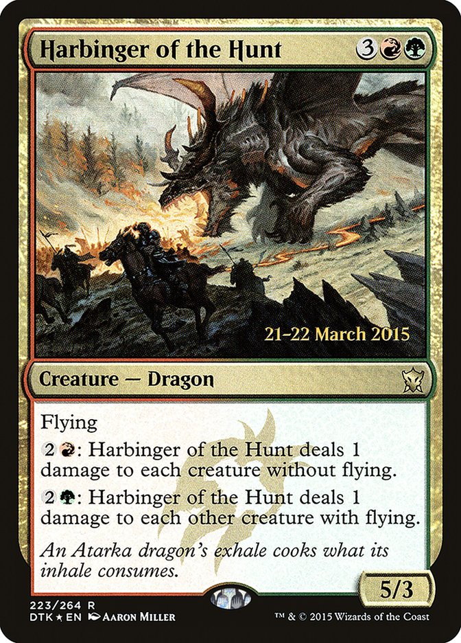 Harbinger of the Hunt [Dragons of Tarkir Prerelease Promos] | Total Play