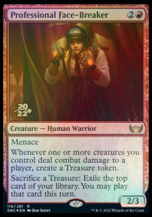 Professional Face-Breaker [Streets of New Capenna Prerelease Promos] | Total Play