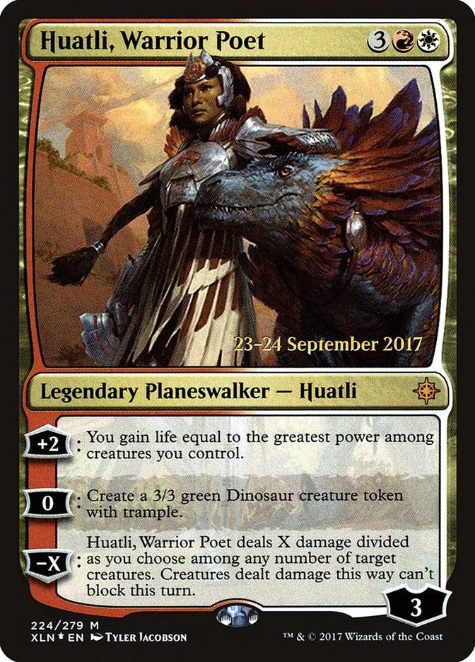 Huatli, Warrior Poet [Ixalan Prerelease Promos] | Total Play