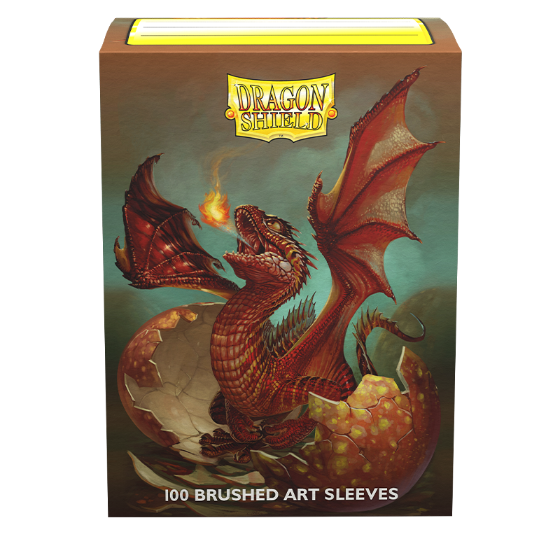 Dragon Shield: Standard 100ct Brushed Art Sleeves - Sparky | Total Play