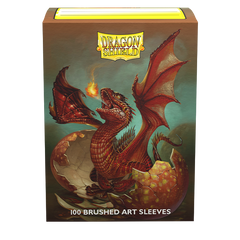 Dragon Shield: Standard 100ct Brushed Art Sleeves - Sparky | Total Play