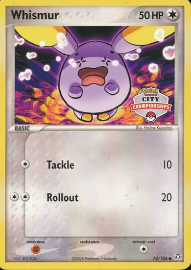 Whismur (73/106) (City Championship) [EX: Emerald] | Total Play