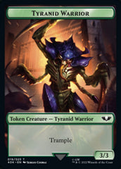 Tyranid (017) // Tyranid Warrior Double-Sided Token (Surge Foil) [Warhammer 40,000 Tokens] | Total Play