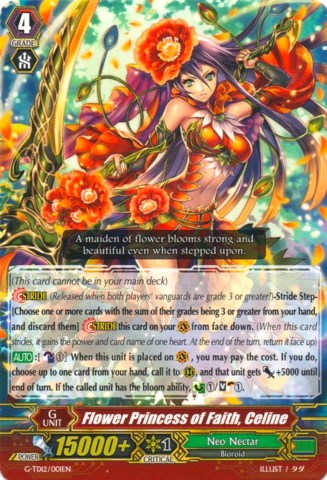 Flower Princess of Faith, Celine (G-TD12/001EN) [Flower Princess of Abundant Blooming] | Total Play