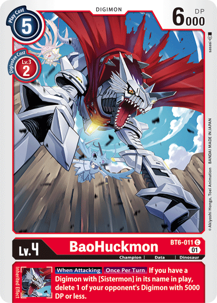 BaoHuckmon [BT6-011] [Double Diamond] | Total Play