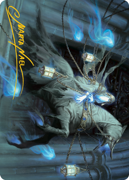 Patrician Geist Art Card (Gold-Stamped Signature) [Innistrad: Midnight Hunt Art Series] | Total Play