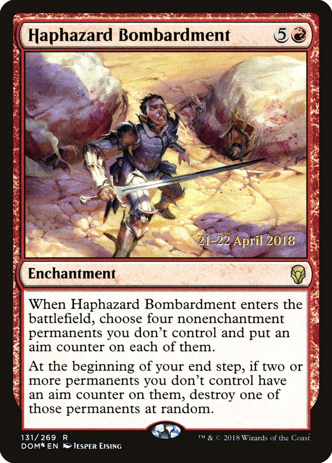 Haphazard Bombardment [Dominaria Prerelease Promos] | Total Play