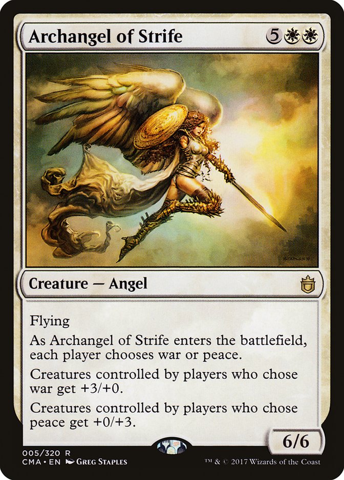 Archangel of Strife [Commander Anthology] | Total Play