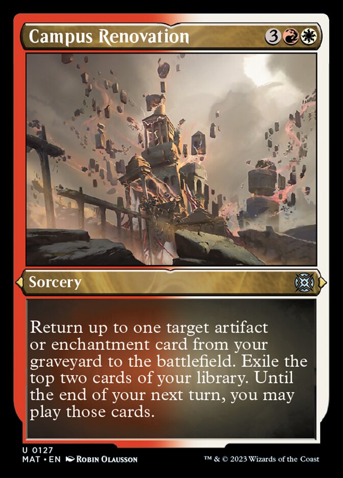 Campus Renovation (Foil Etched) [March of the Machine: The Aftermath] | Total Play